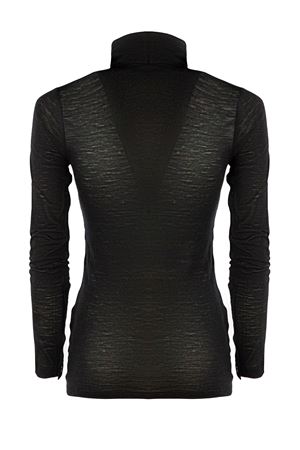 Top a collo alto in misto lana nero SEMI COUTURE | Y5WJ23Y690